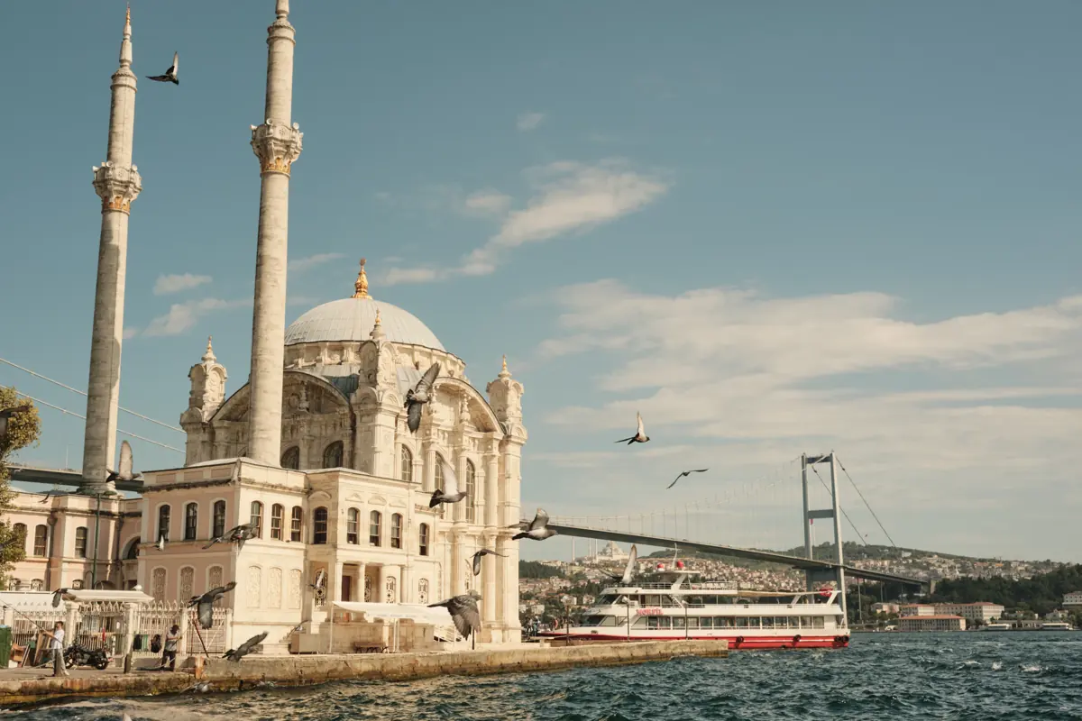 Ortakoy Mosque and the Bosphorus Bridge, Istanbul